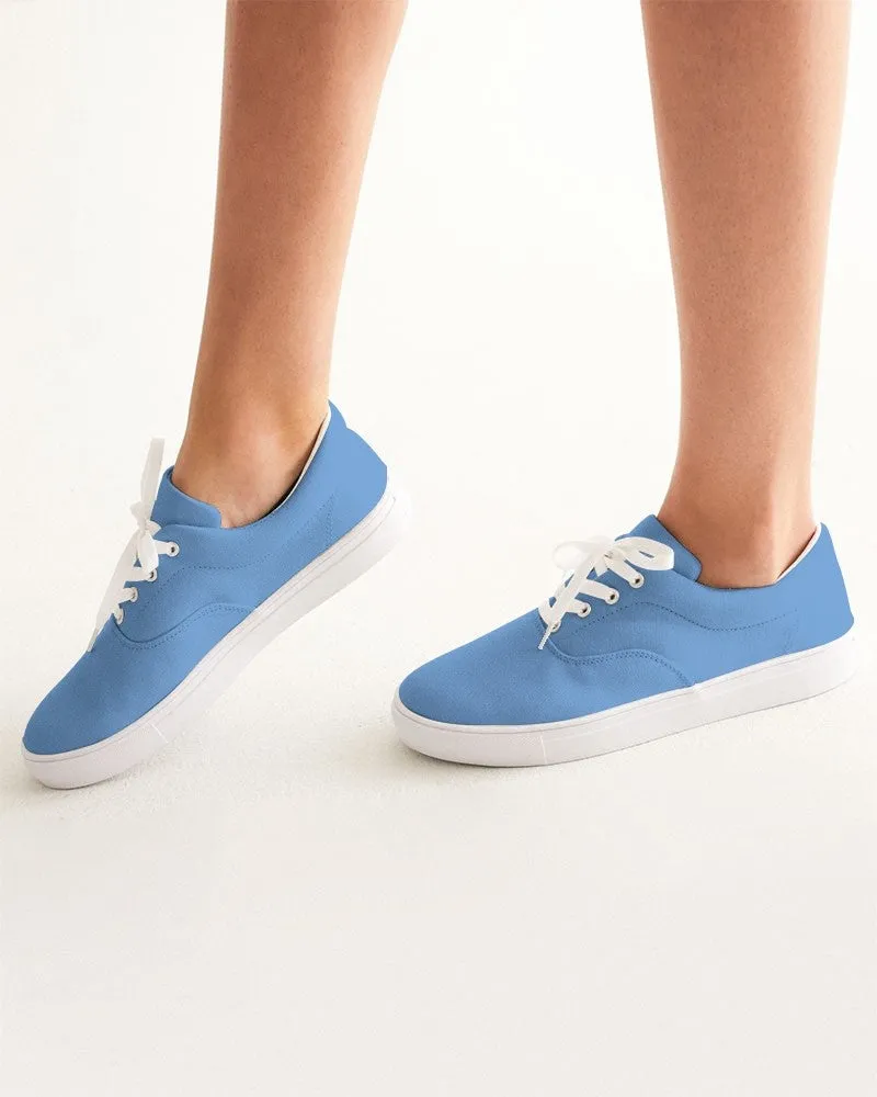Pastel Blue Women's Canvas Sneakers | Women's | Bright Pastel Blue | C60M30Y0K0