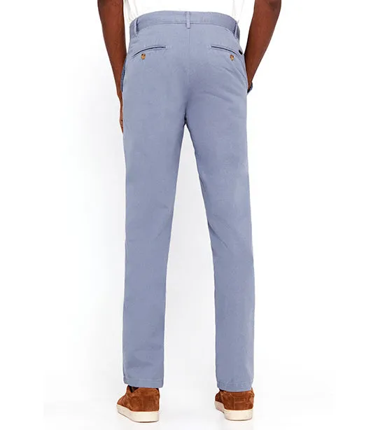 Regular Fit Comfort Chino Trousers Light Gray