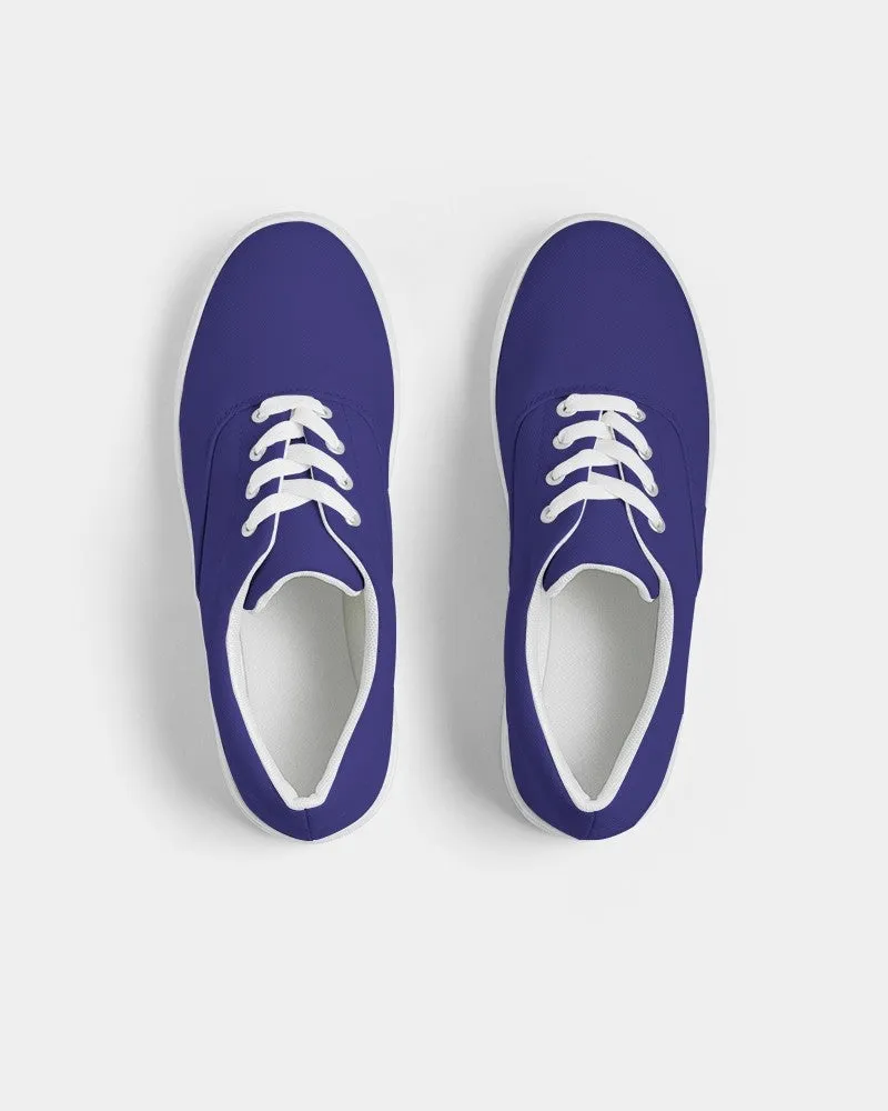 Shaded Blue Canvas Sneakers | Men's | C100M100Y0K30