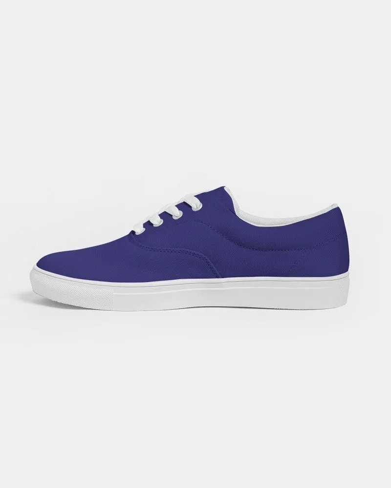 Shaded Blue Canvas Sneakers | Men's | C100M100Y0K30