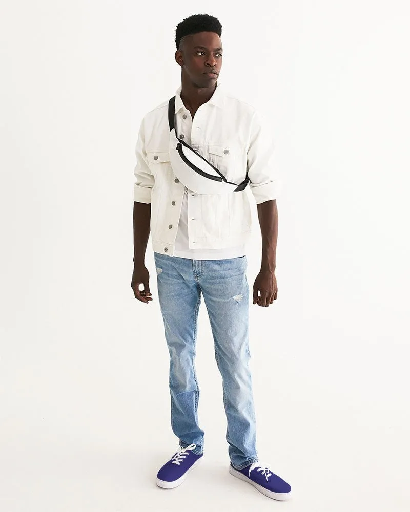 Shaded Blue Canvas Sneakers | Men's | C100M100Y0K30