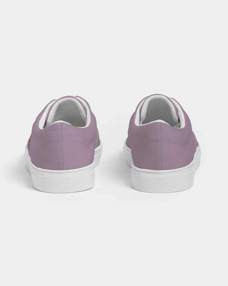 Shaded Pale Pastel Purple Gray Canvas Sneakers | Women's | C8M30Y0K30