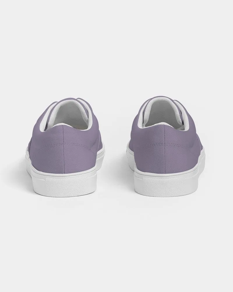 Shaded Pale Pastel Violet Gray Canvas Sneakers | Women's | C22M30Y0K30