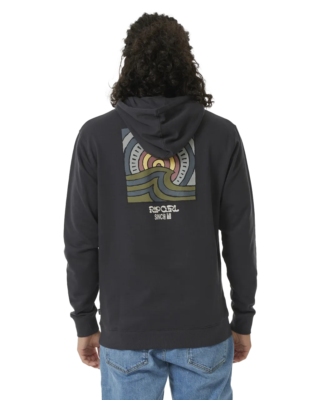 SWC Hays & Razed Hoodie in Washed Black