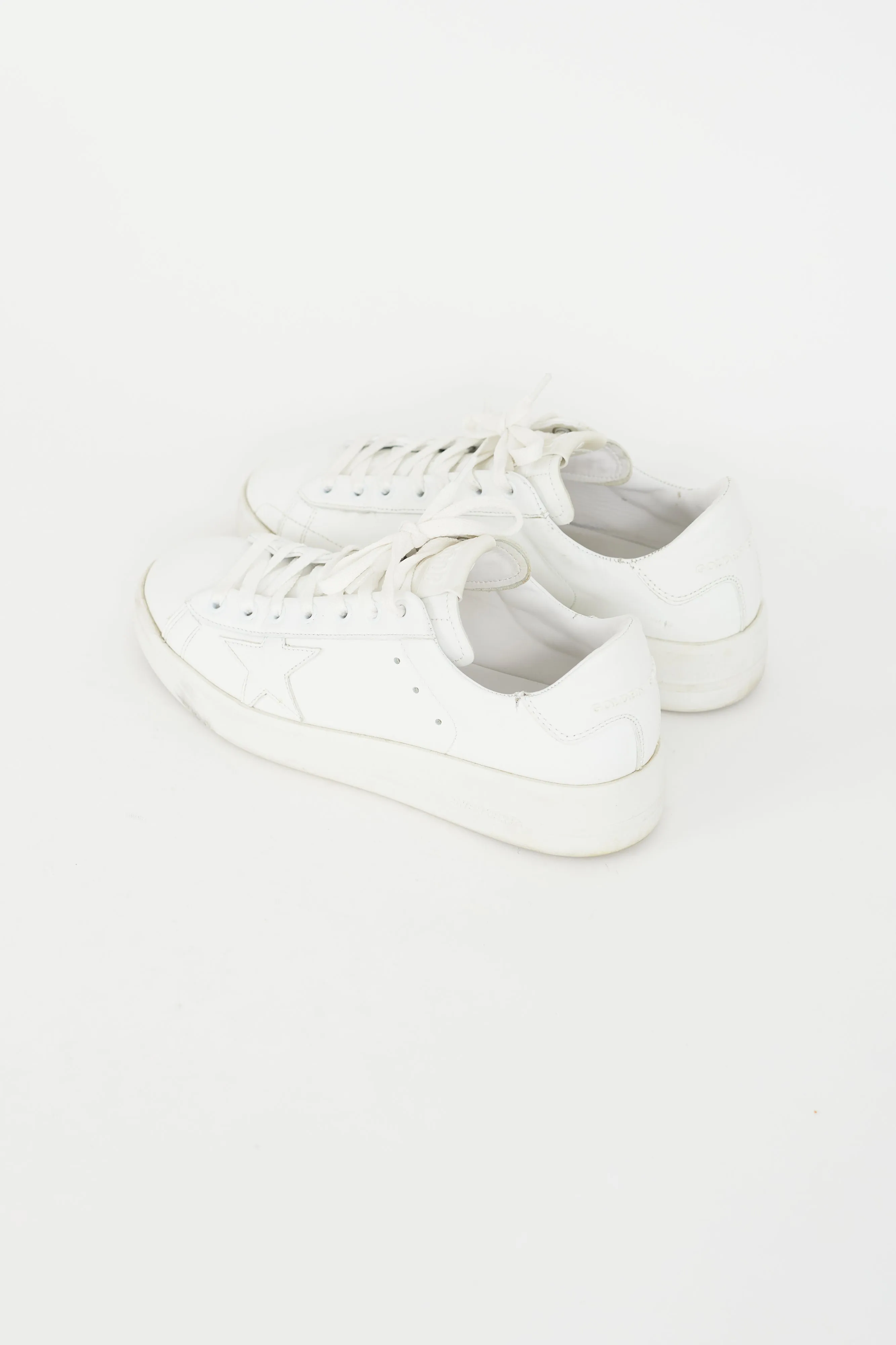 White Leather Pure Star Sneaker